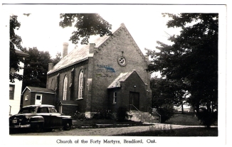 Bradford Ontario Church of the Forty Martyrs 1953 with Mark